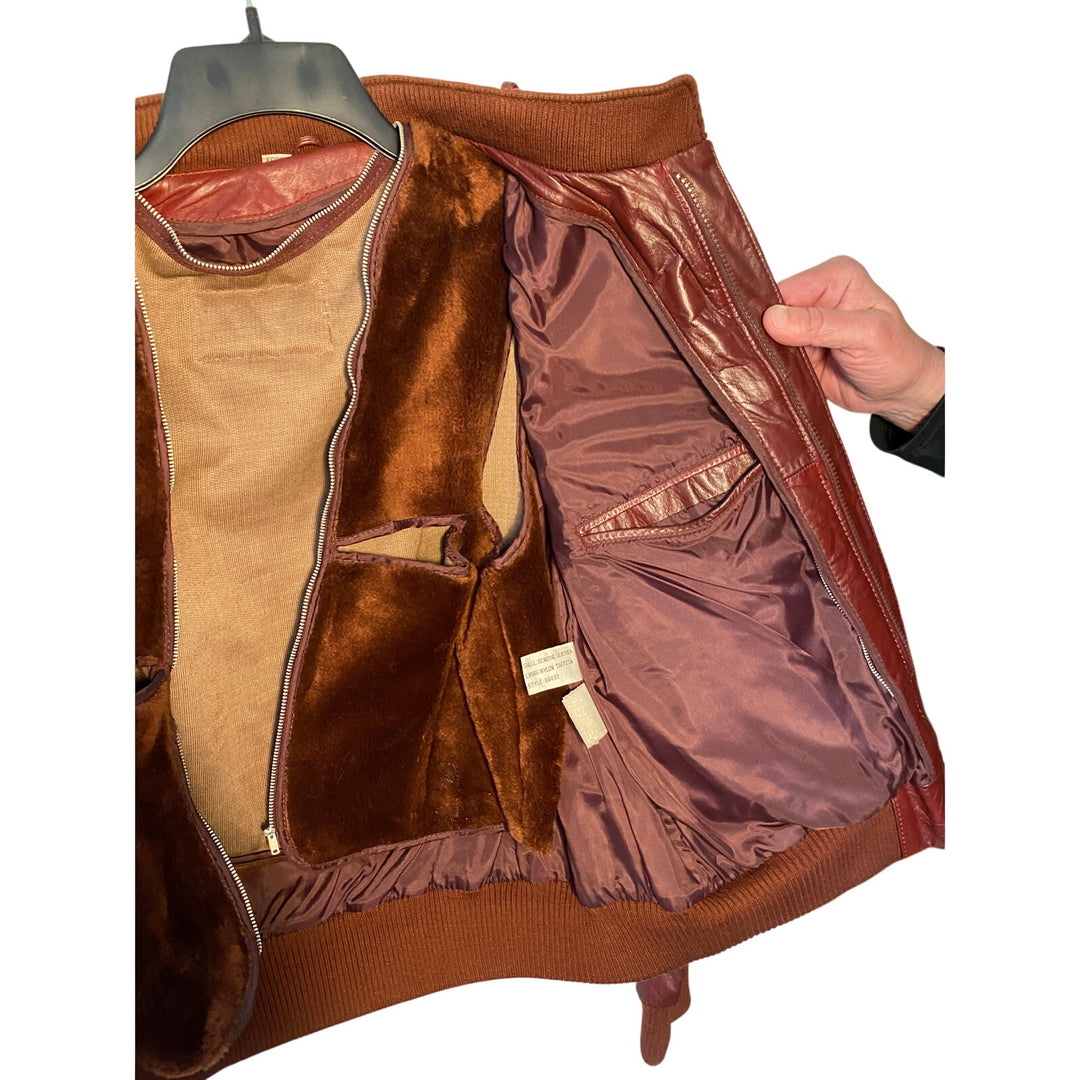 Vintage Men's Wilson Suede & Leather Leather Jacket Size 40