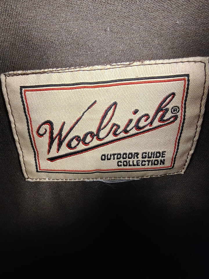 Woolrich Outdoor Guide Brown Quilted Button Down Shirt