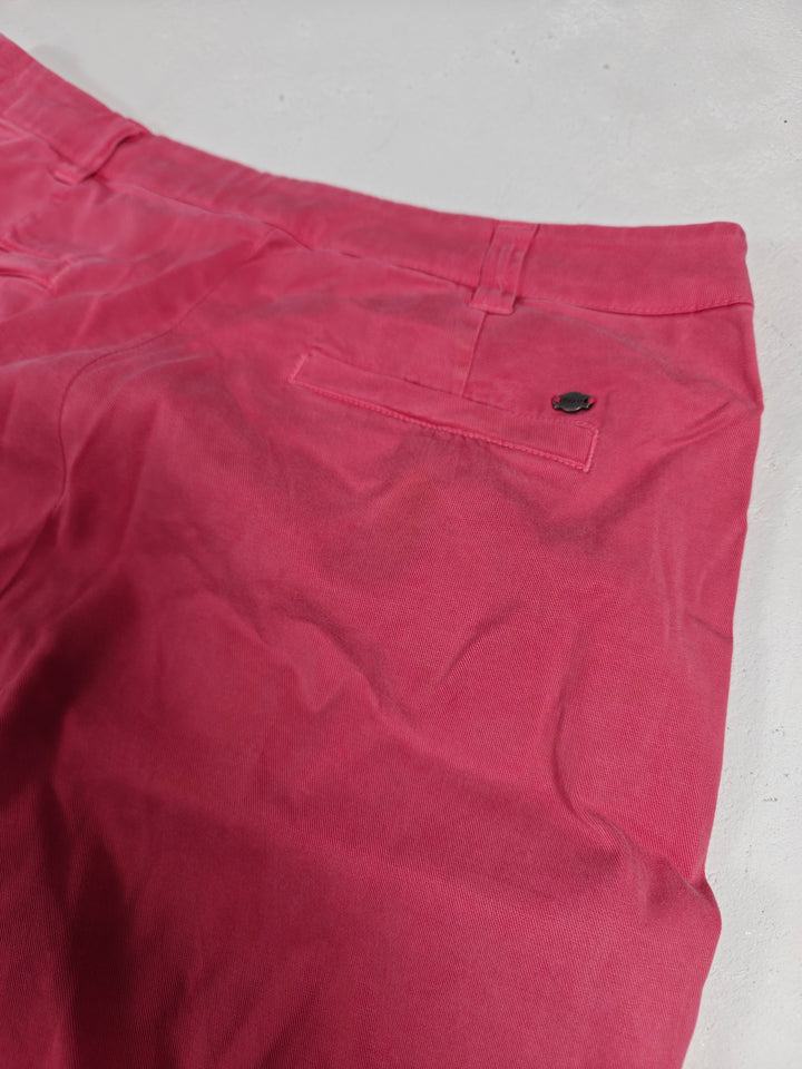 Womens The Mitchell Ecru Chino Pants Pink Size 10
