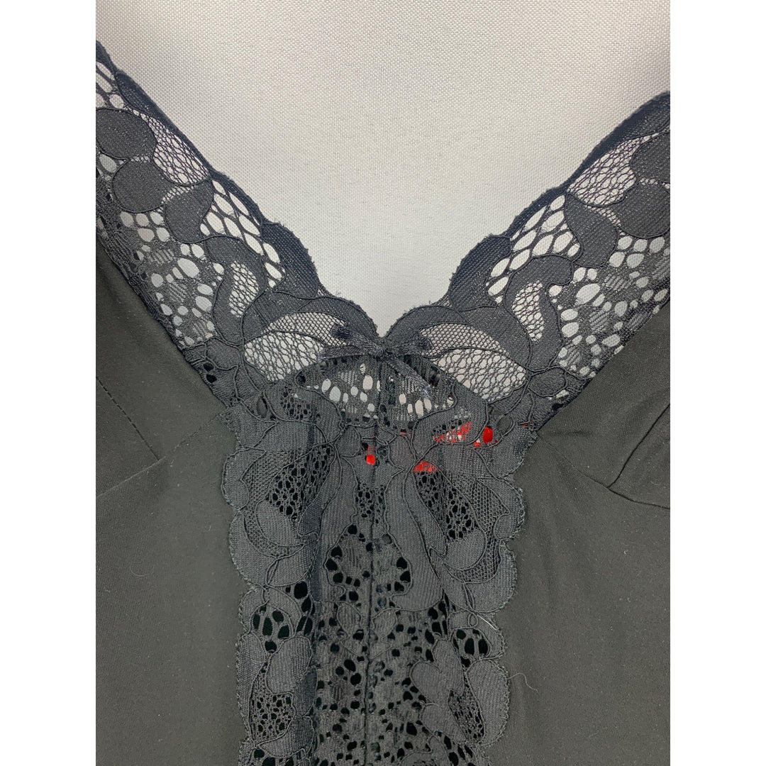 Women’s Josie Black Lace Night Gown Size S