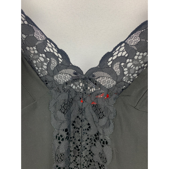 Women’s Josie Black Lace Night Gown Size S