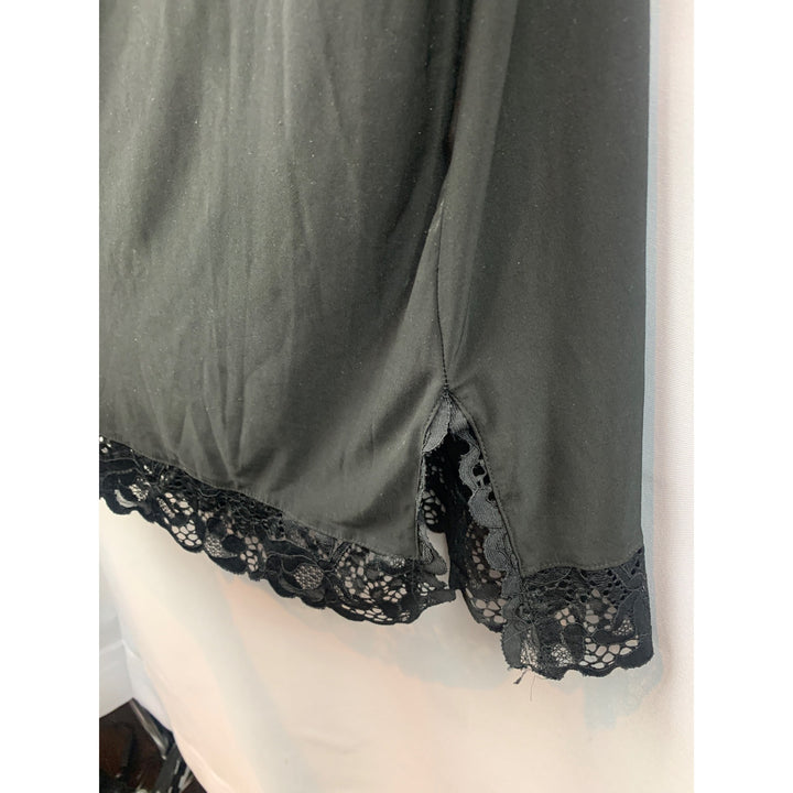 Women’s Josie Black Lace Night Gown Size S