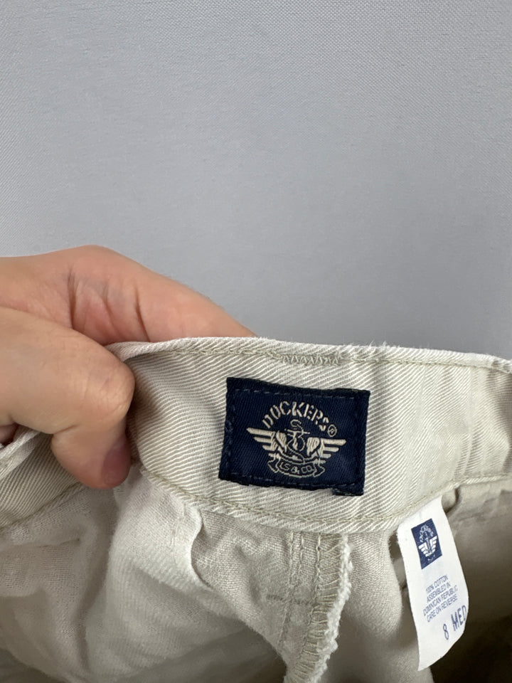 Women’s Dockers Size 8 Khaki High Waisted Straight Leg Pants