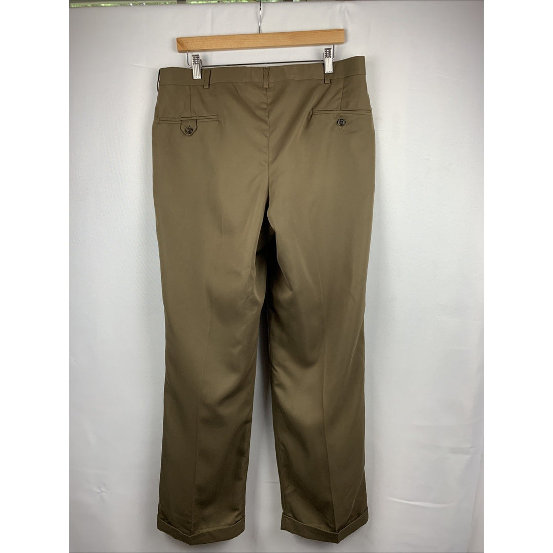 Men’s Hagger Brown Suit Pants - Size 34x30