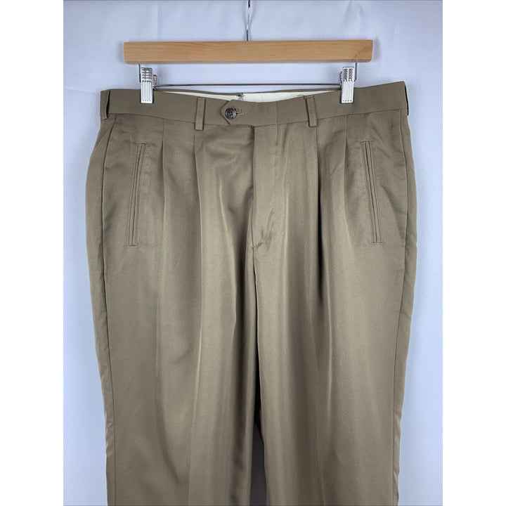 Men’s Hagger Brown Suit Pants - Size 34x30