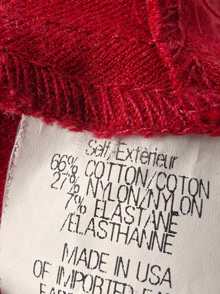 Womens Theory Slim Pants Red Size 6