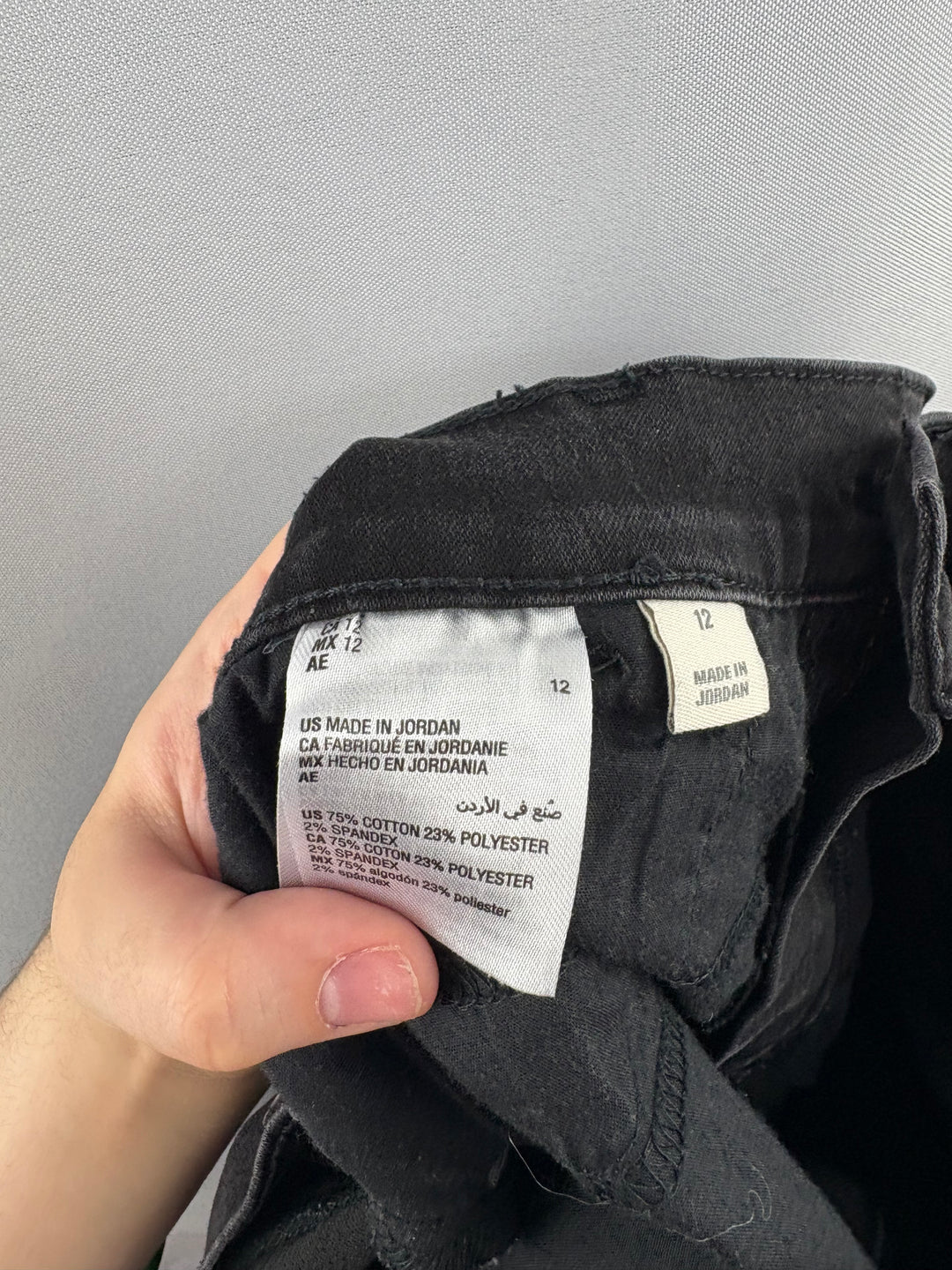 Women’s Style&Co Size 12 Black Slim Leg Jeans