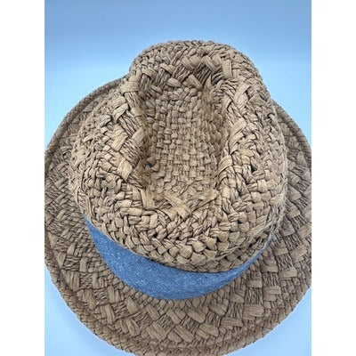 Women’s Sonoma Straw Hat with Blue/Gray Cloth band S/M