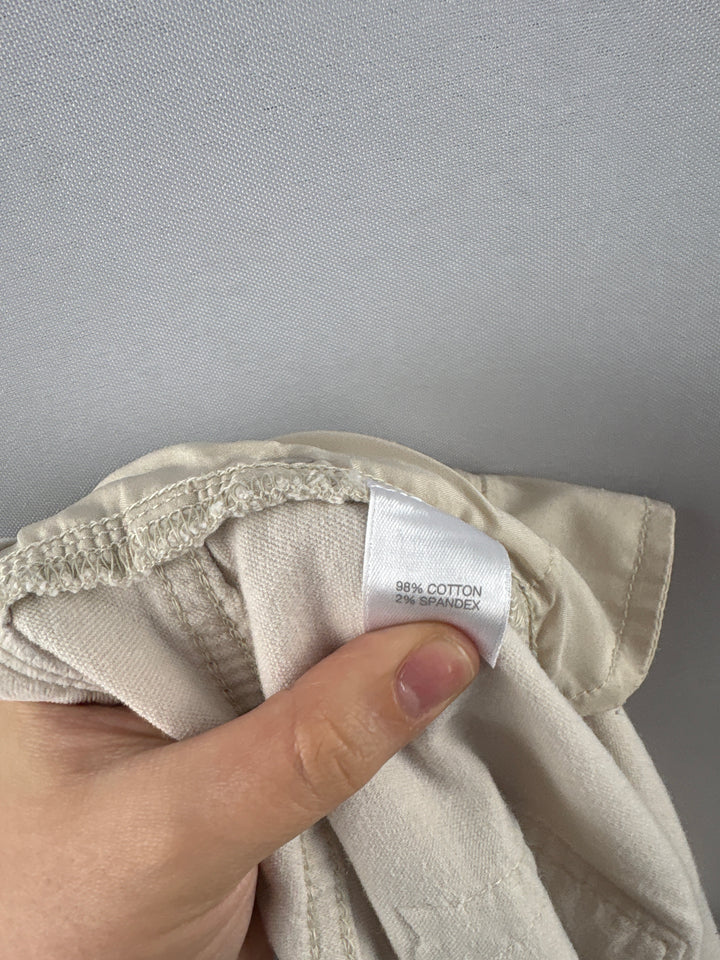 Women’s J.Jill Size 14 Khaki Corduroy Straight Leg Pants