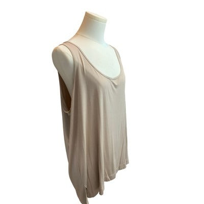 Women's Wynne Layers Beige Tank Top - Size XL