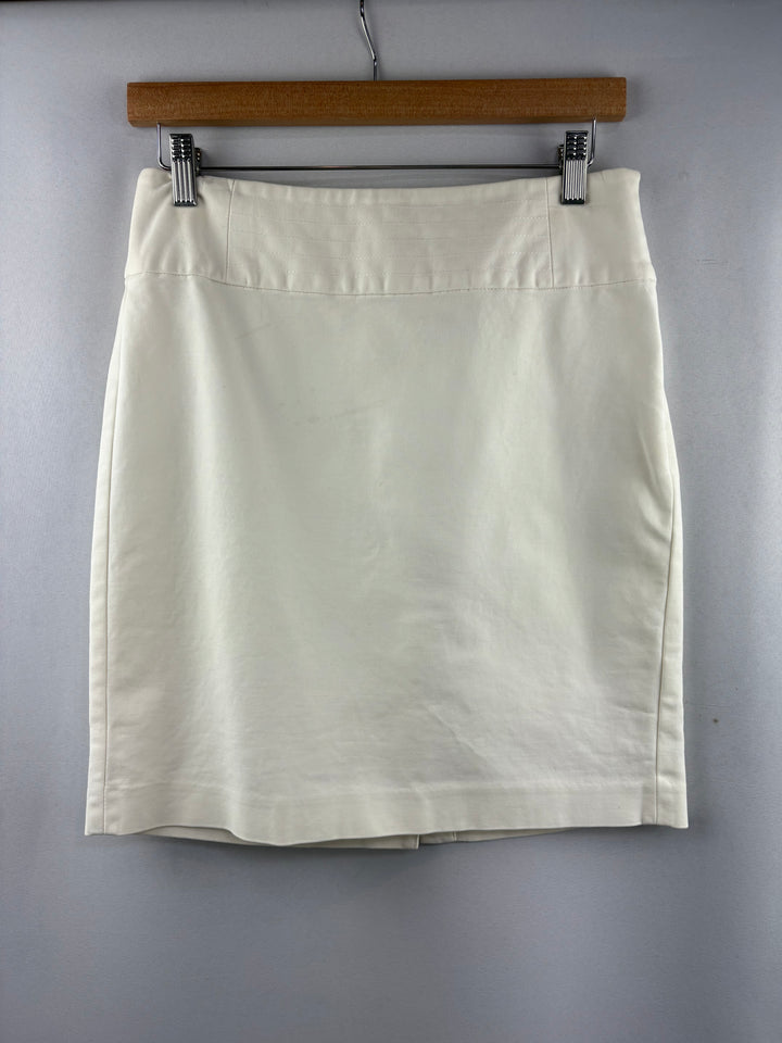 Women’s Banana Republic Size 6 Off White Pencil Skirt
