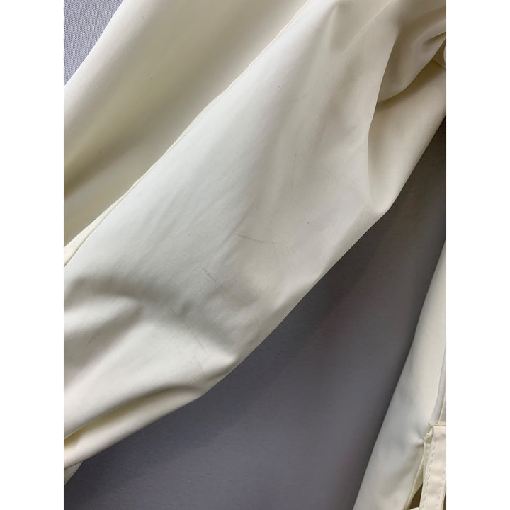 Women's London Fog Short Trench Coat White Size M