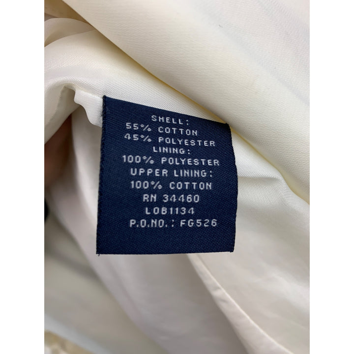 Women's London Fog Short Trench Coat White Size M