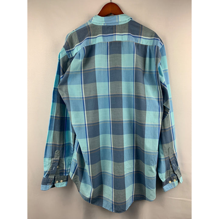Levis Colorgraphs Mens XL Plaid Button-Up Shirt