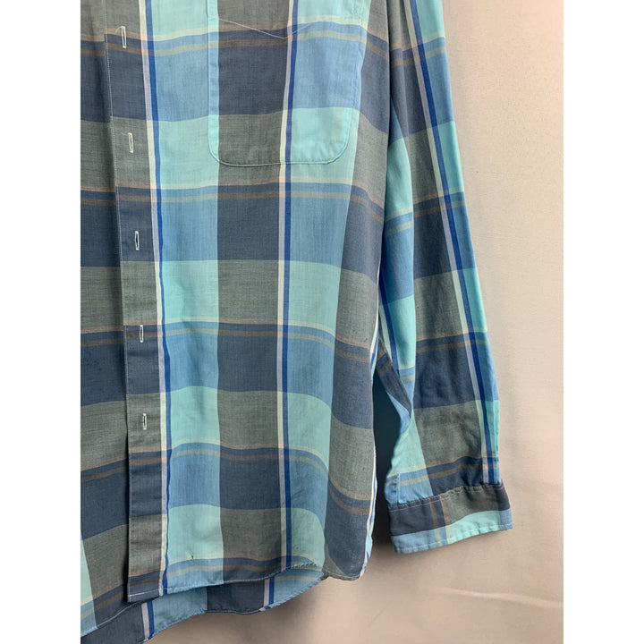 Levis Colorgraphs Mens XL Plaid Button-Up Shirt