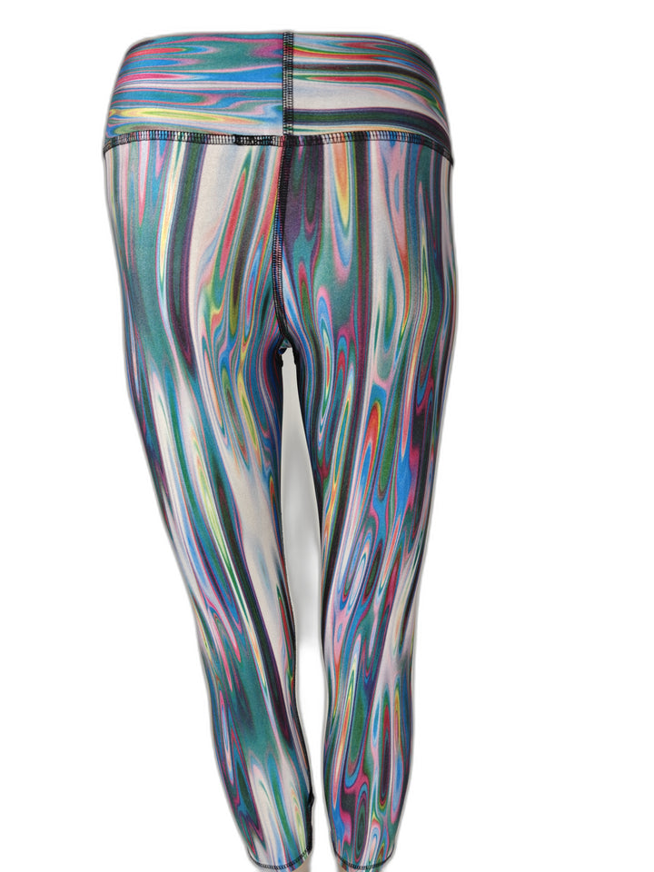 Womens Terez Capri Leggings Multicolor XS