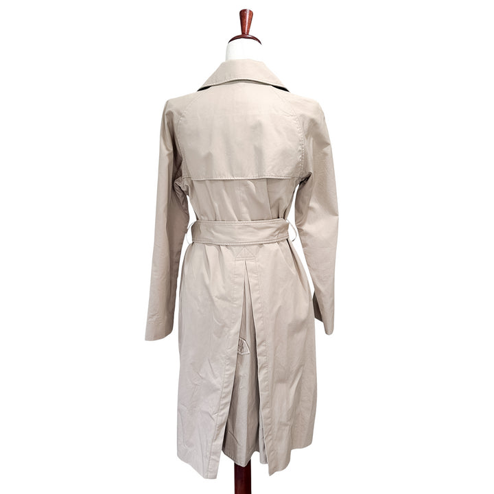 Everlane Small The Modern Trenchcoat Women's Double Breasted Preppy Khaki Long Belted