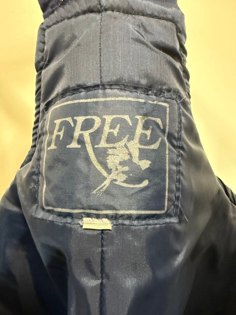 FREE Brand Women’s Vintage Insulated Navy Ski Bib Pants FitsXS