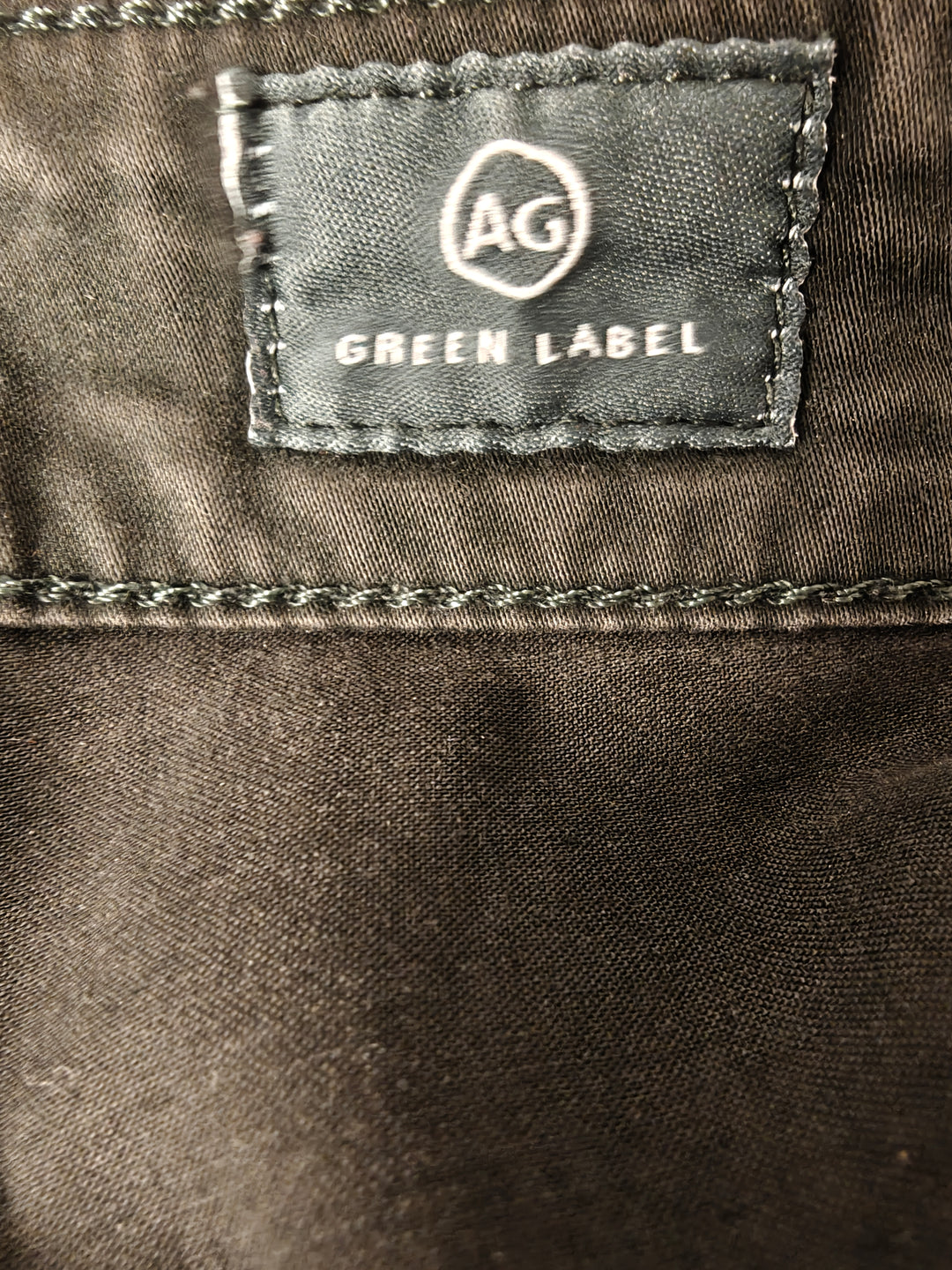 Mens AG Adriano Goldschmied Graduate Trousers Green Size 38