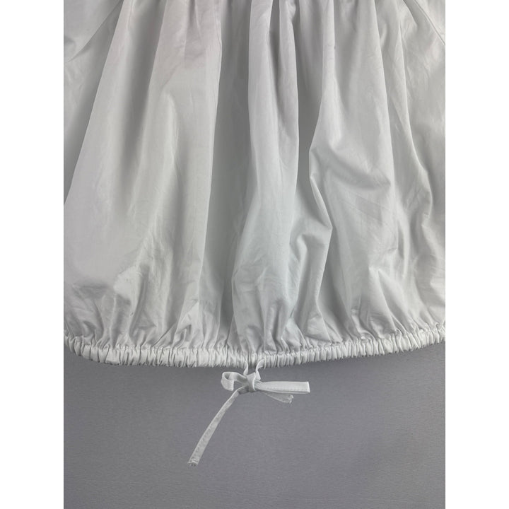 J.Crew Womens White Off-Shoulder Cotton Blouse XS