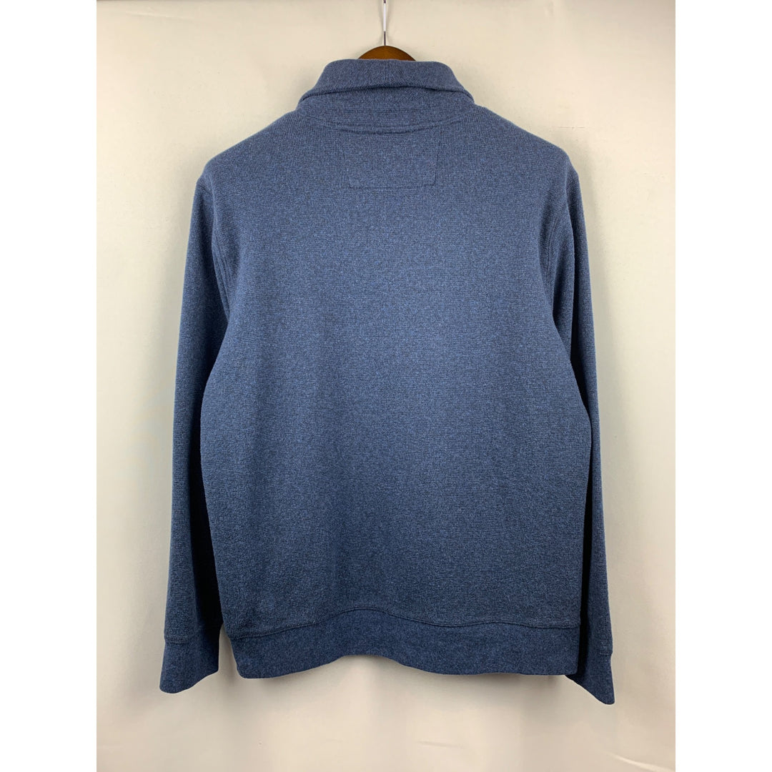 Men’s Banana Republic Blue Waffle Sweater Size Large