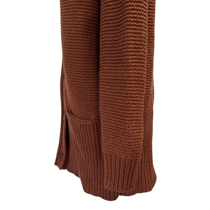 Vince. Women's Cardigan Small Wool & Cashmere Grandpacore Ribbed Oversized Sweater Boho Thick Knit