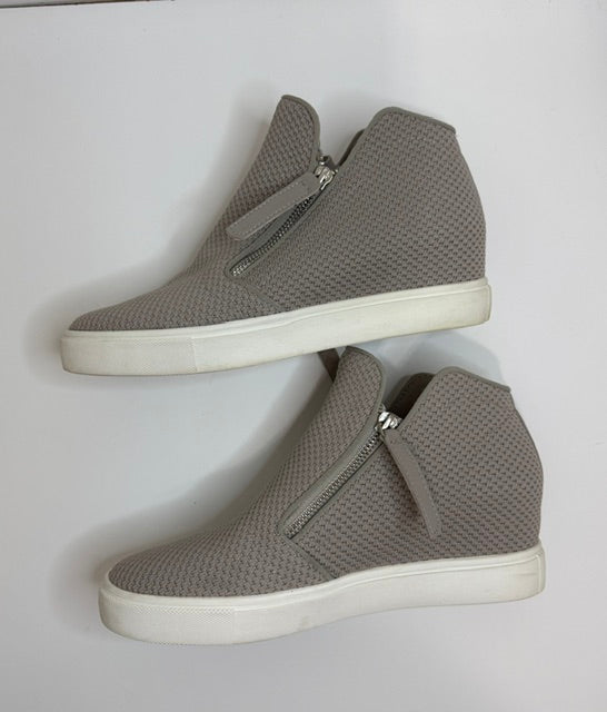 Steve Madden Click Wedge Sneaker – Gray Sz10