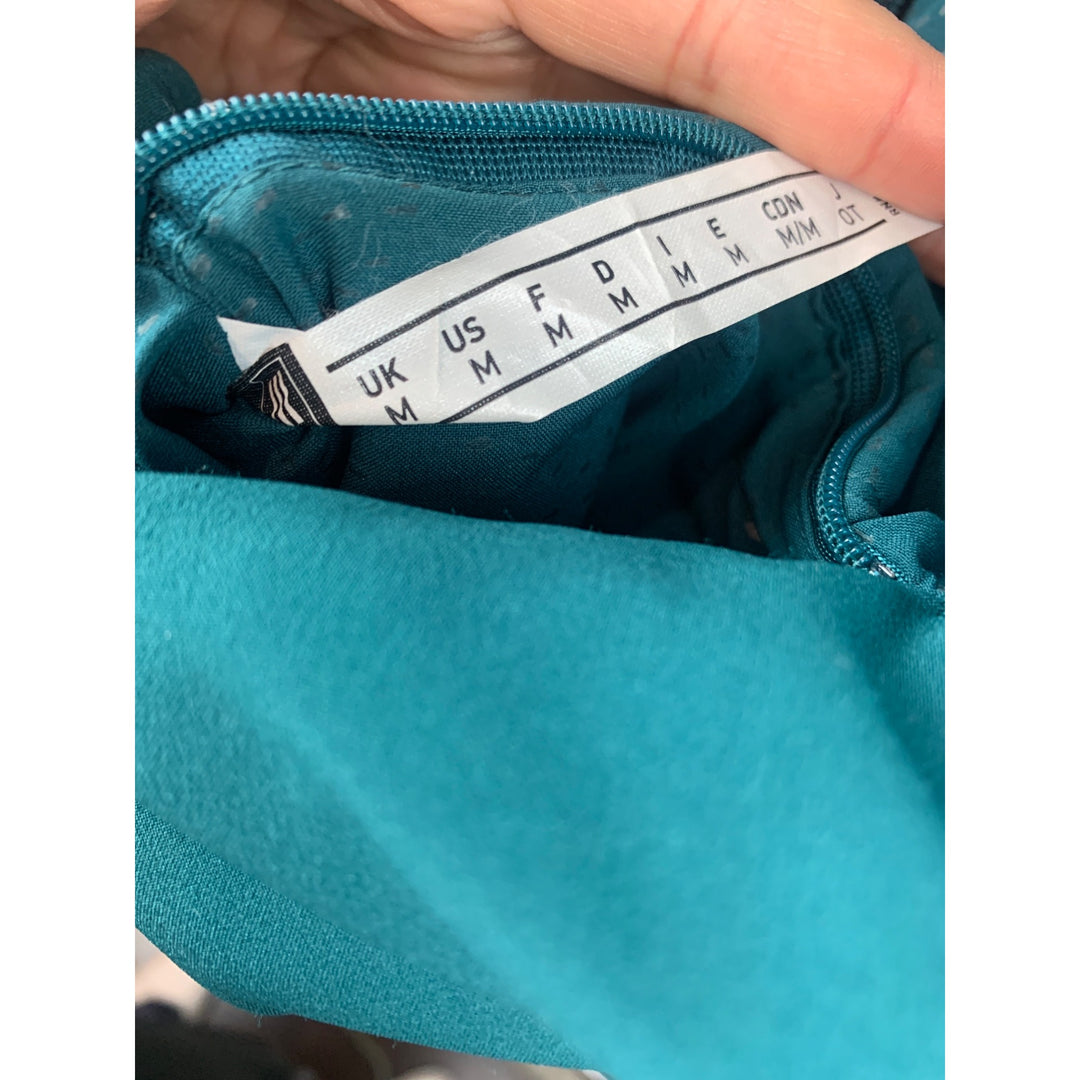 Women's Adidas Green & Black Reversible Zipper Puffer Vest Size M