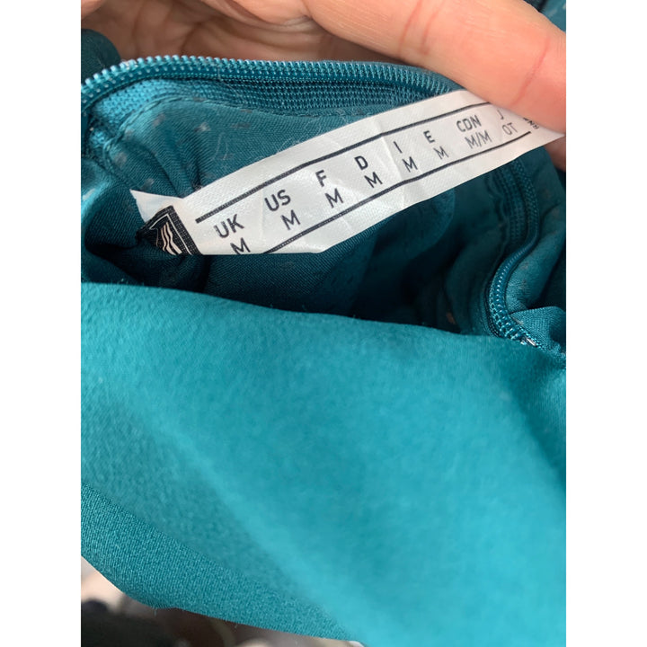 Women's Adidas Green & Black Reversible Zipper Puffer Vest Size M