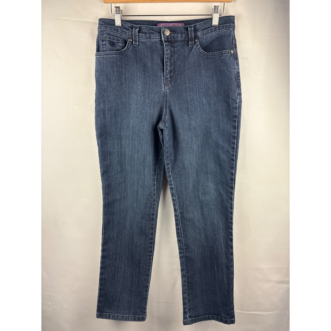 Gloria Vanderbilt Womens Denim Jeans Size 8 Blue Made In Indonesia Classic Fit
