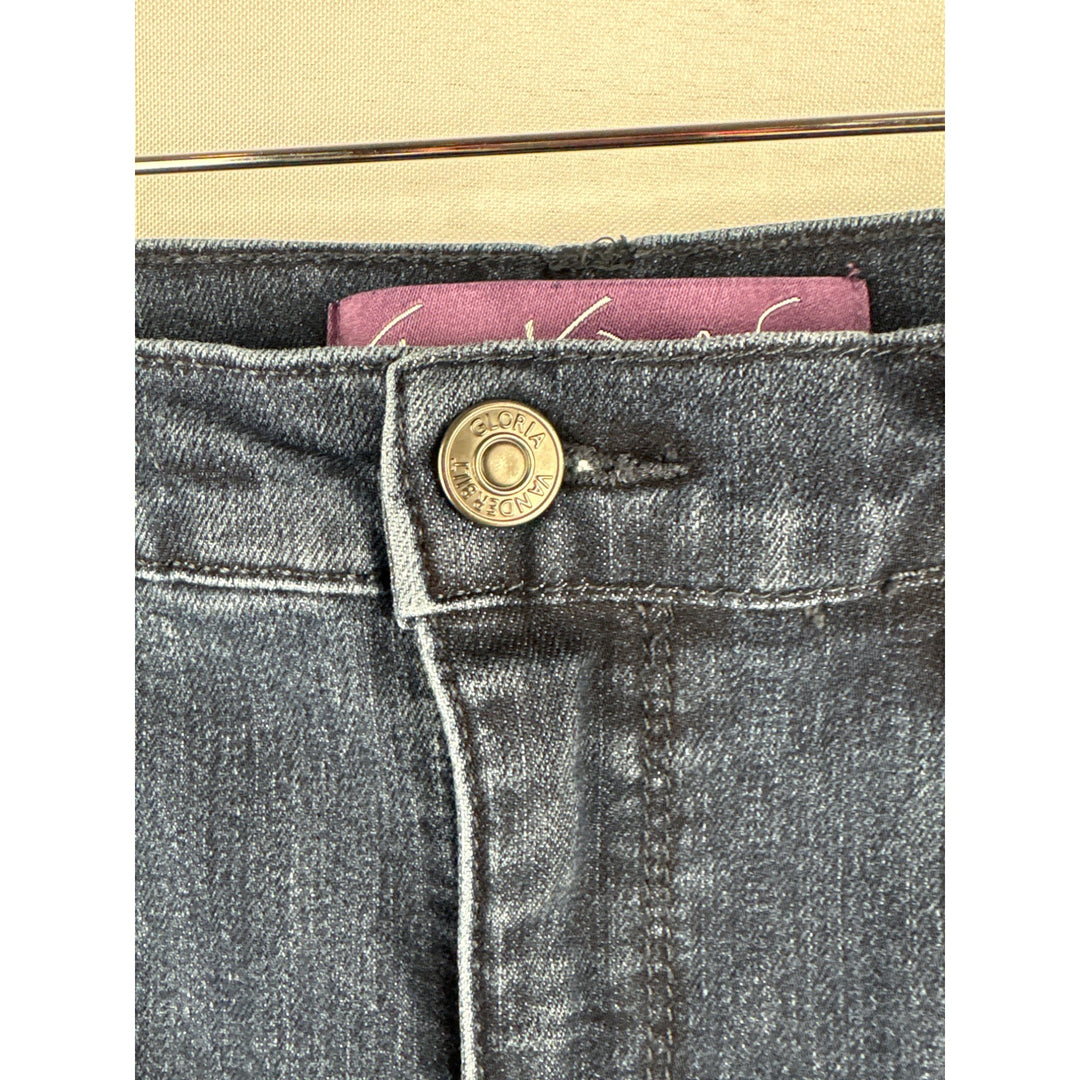 Gloria Vanderbilt Womens Denim Jeans Size 8 Blue Made In Indonesia Classic Fit