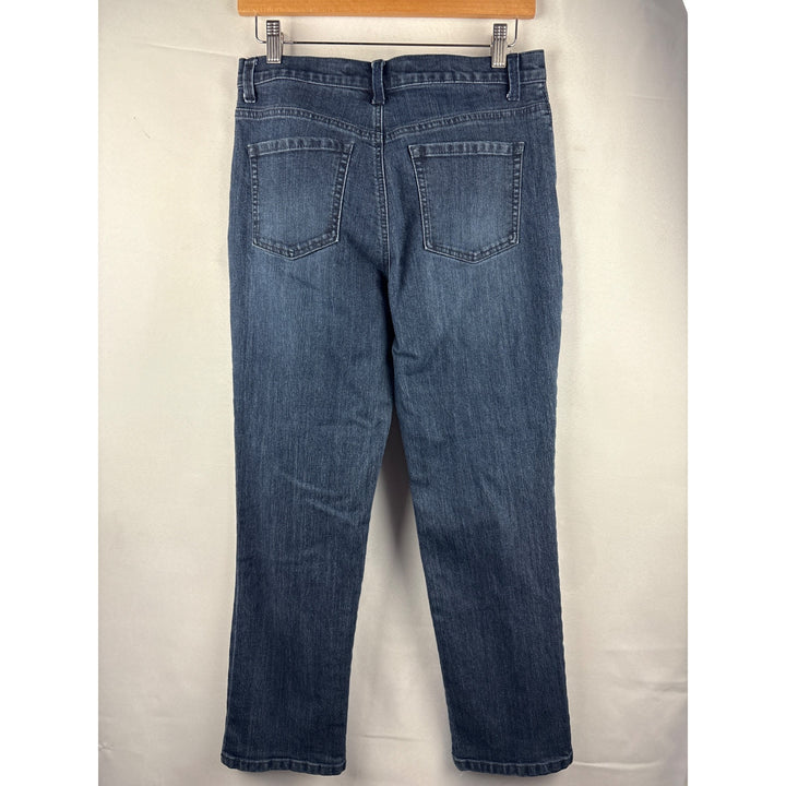 Gloria Vanderbilt Womens Denim Jeans Size 8 Blue Made In Indonesia Classic Fit