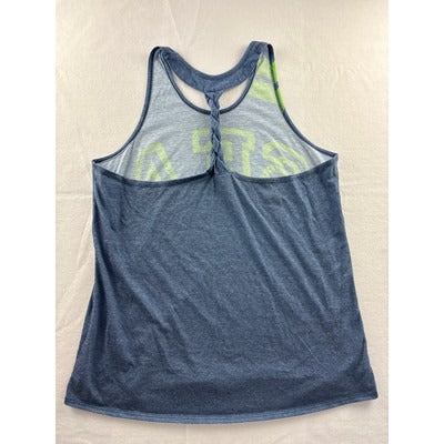 XL Team Apparel Seattle Seahawks grey/blue and green braided razorback