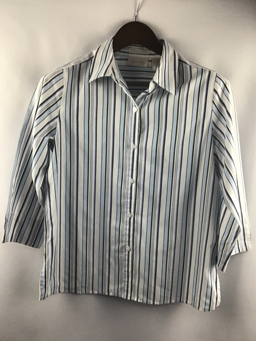 Women’s Studio Works striped button down blouse size small