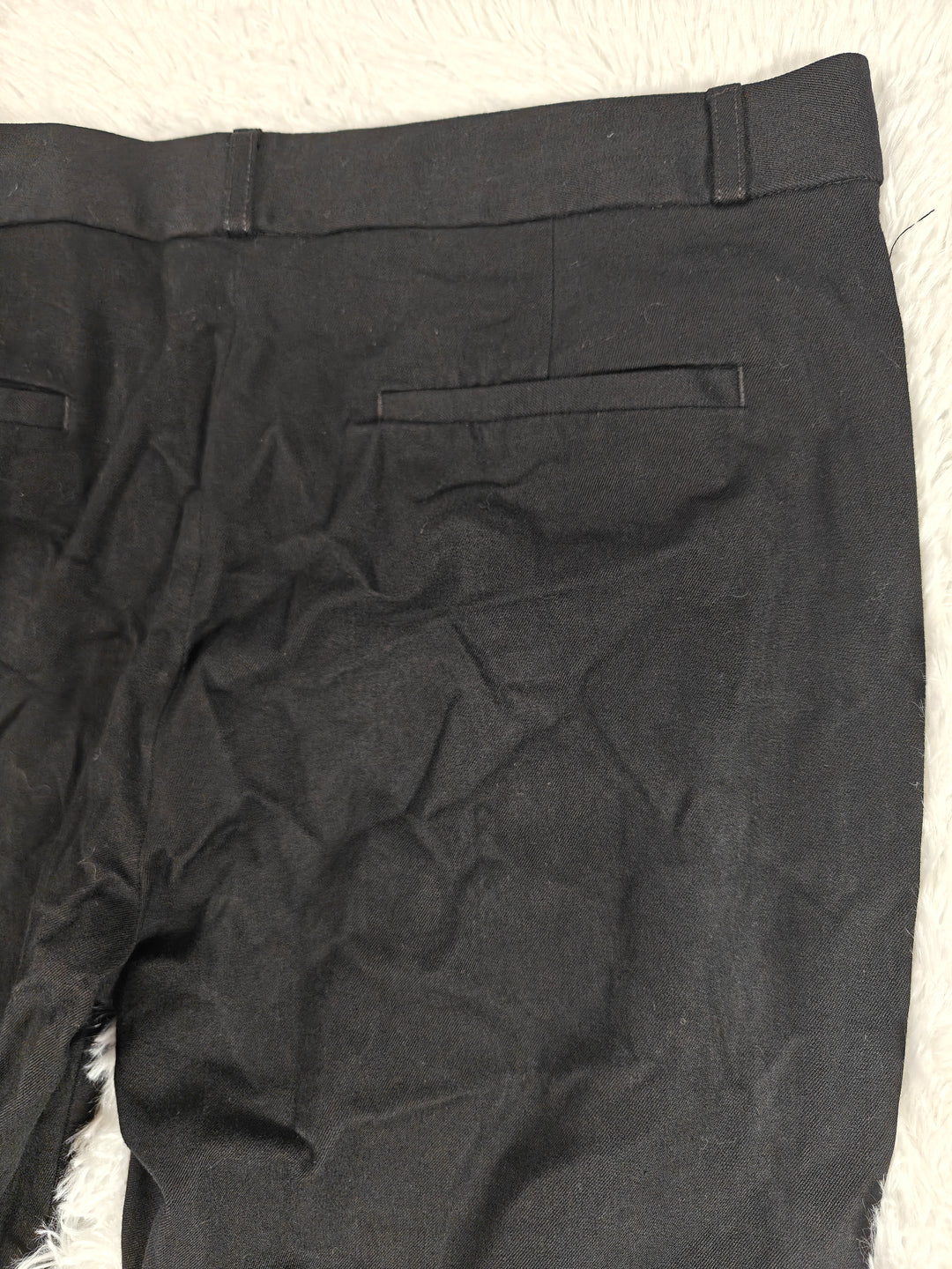 Womens Banana Republic Sloan Dress Pants Black Size 14L
