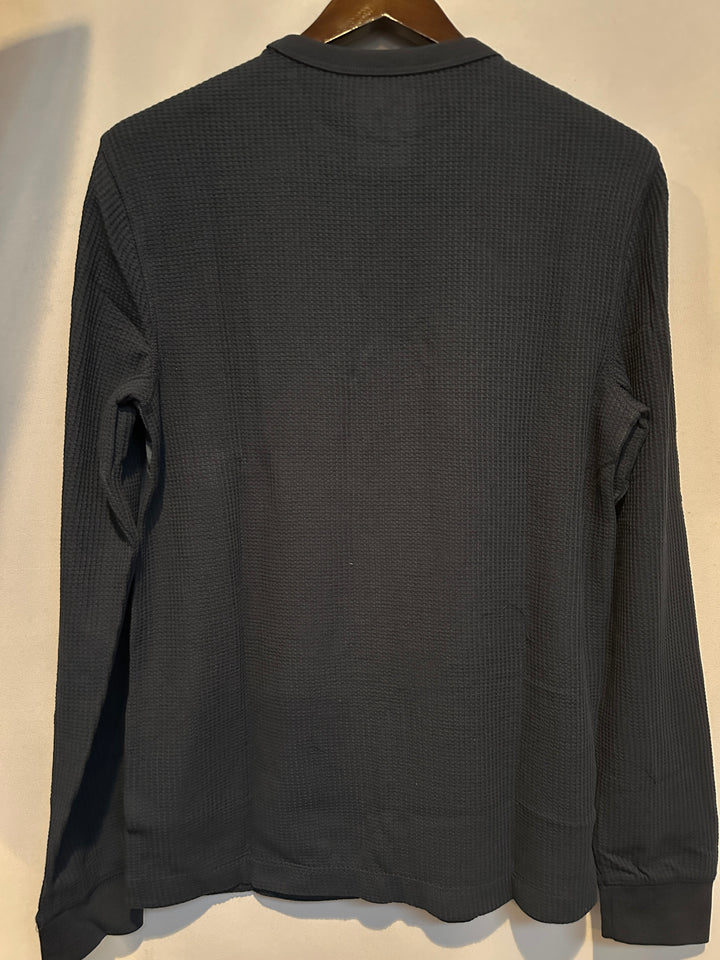 Men’s Sonoma Blue Striped Waffle Tee Size M