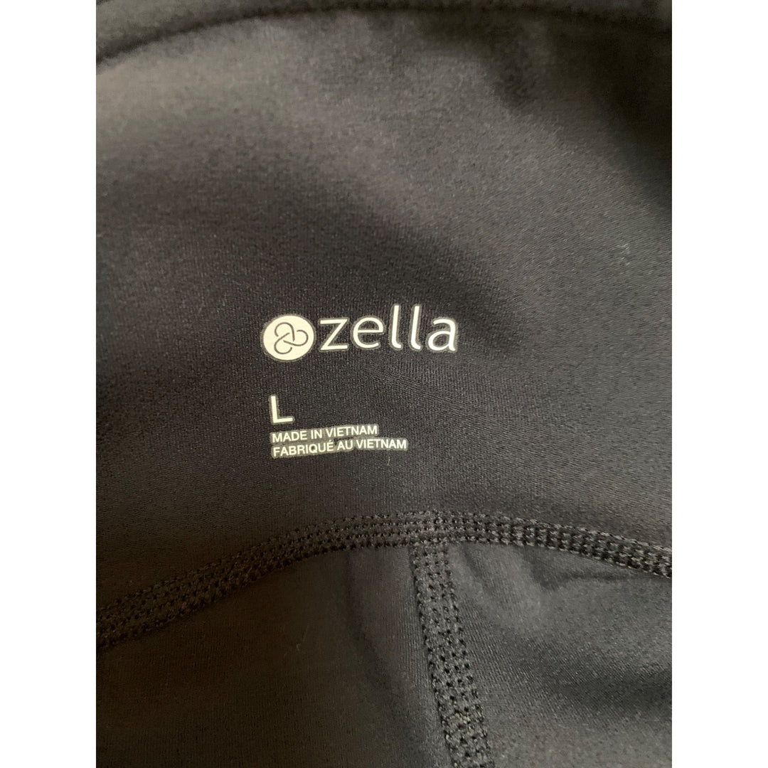 Women’s Zella Black Biker Shorts Size L with Side Pockets