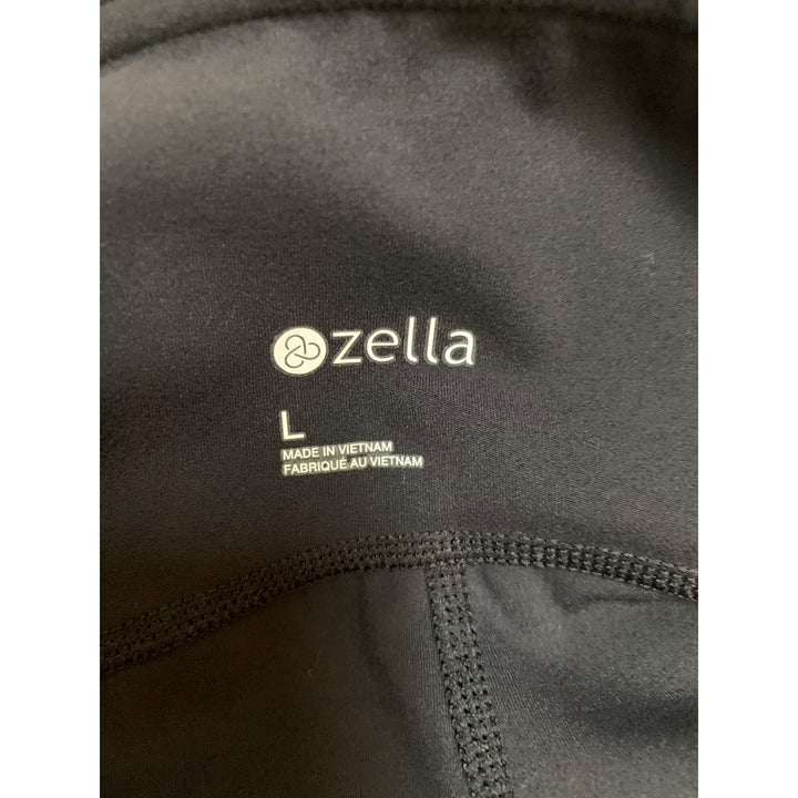 Women’s Zella Black Biker Shorts Size L with Side Pockets