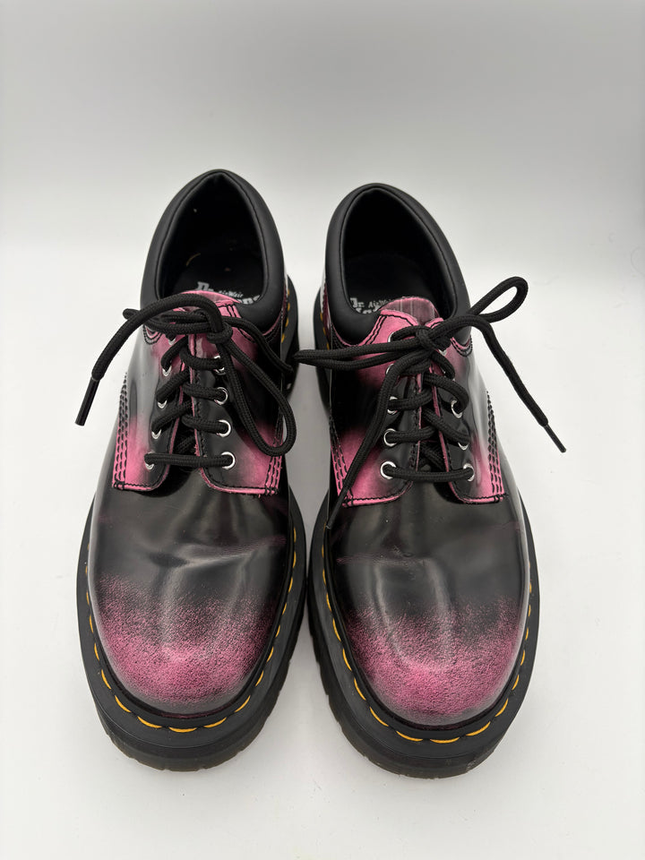 Women’s Dr. Martens Size 10 Black & Pink Oxford Platforms
