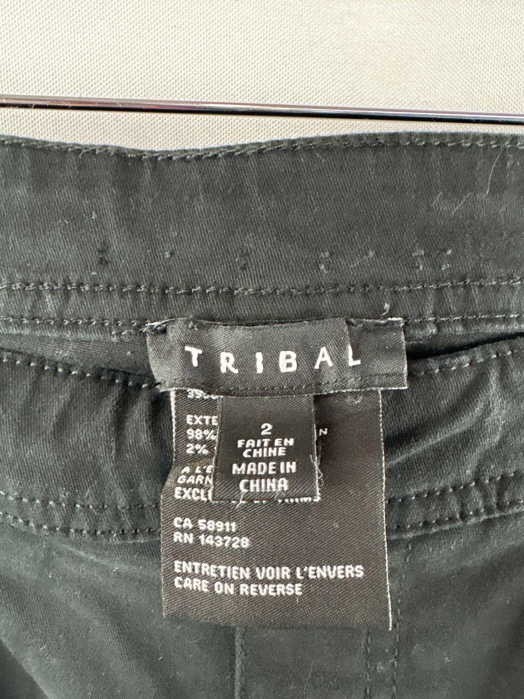 Women’s Tribal Size 2 Black Skinny Jeggings