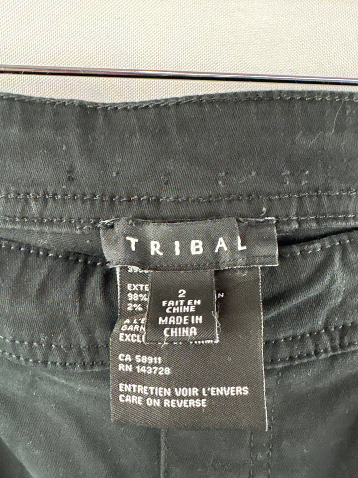 Women’s Tribal Size 2 Black Skinny Jeggings
