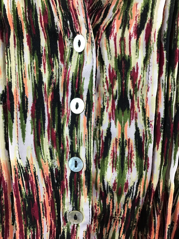Women’s Daniel Rainn Top Sleeveless Lightweight Boho Print Size M