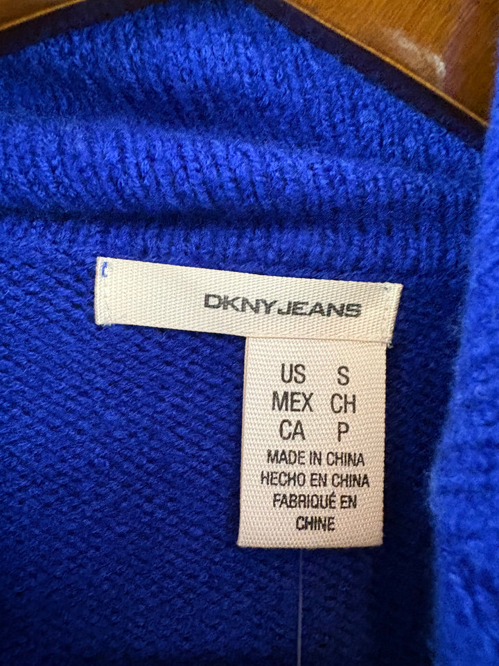 Women’s DKNY Jeans Small Blue Mockturtleneck Sweater