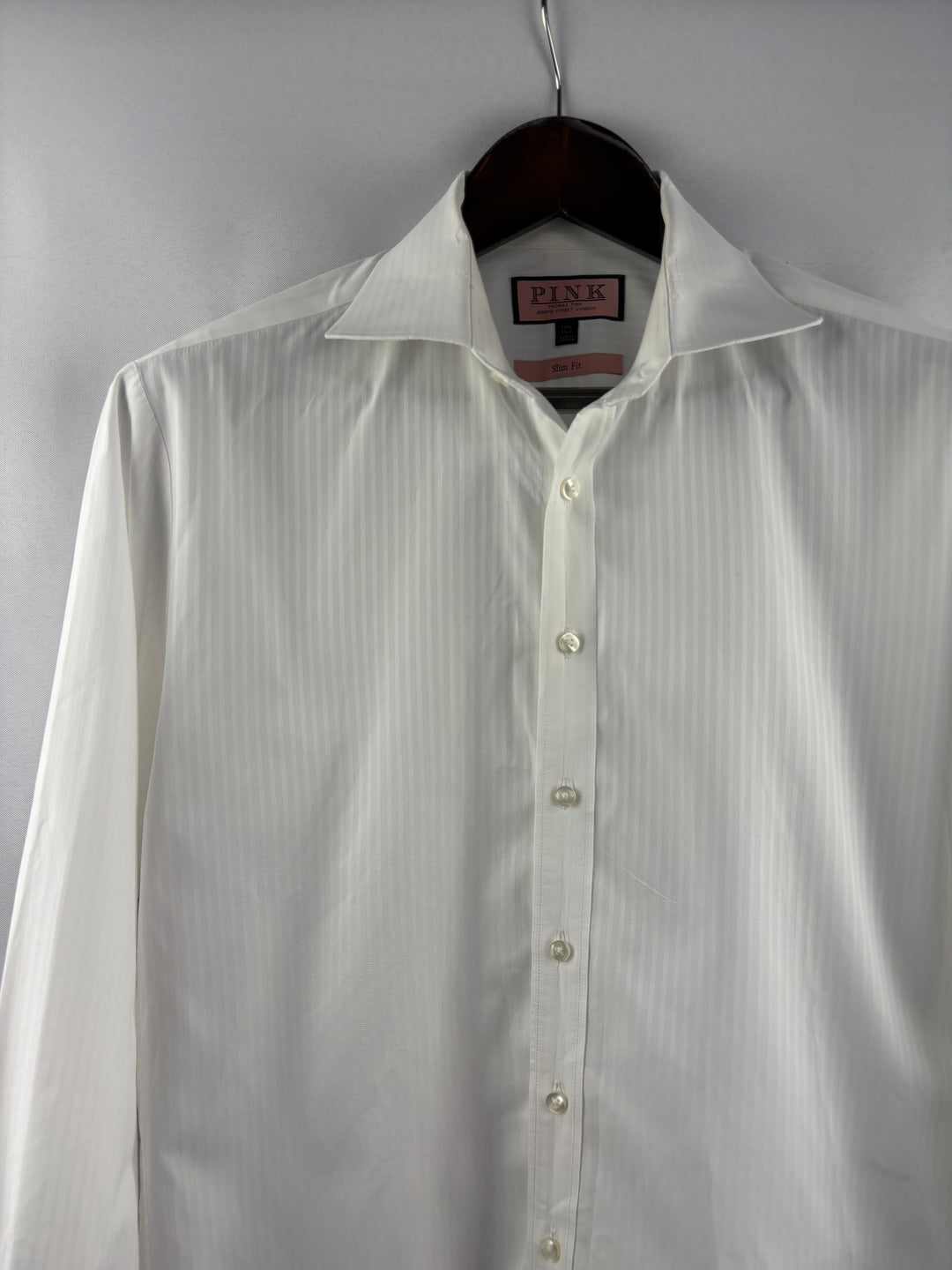 Women’s Pink Thomas Pink Medium White Button Up