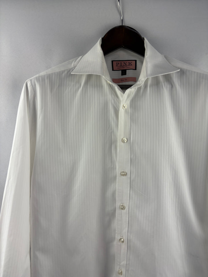 Women’s Pink Thomas Pink Medium White Button Up