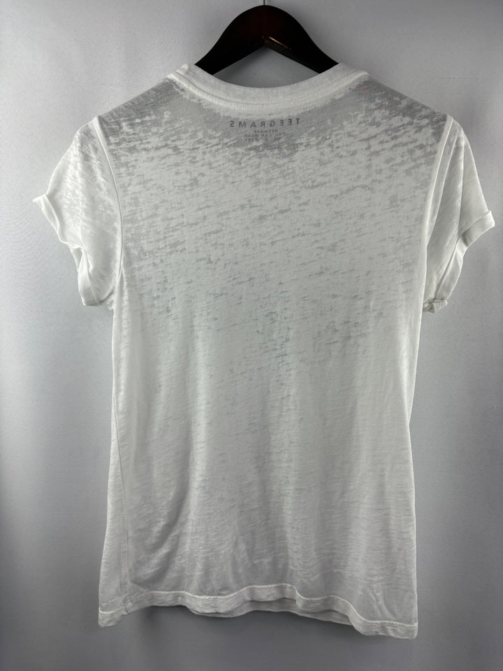 Women’s Teegrams XS White w/ Love Graphic Tee