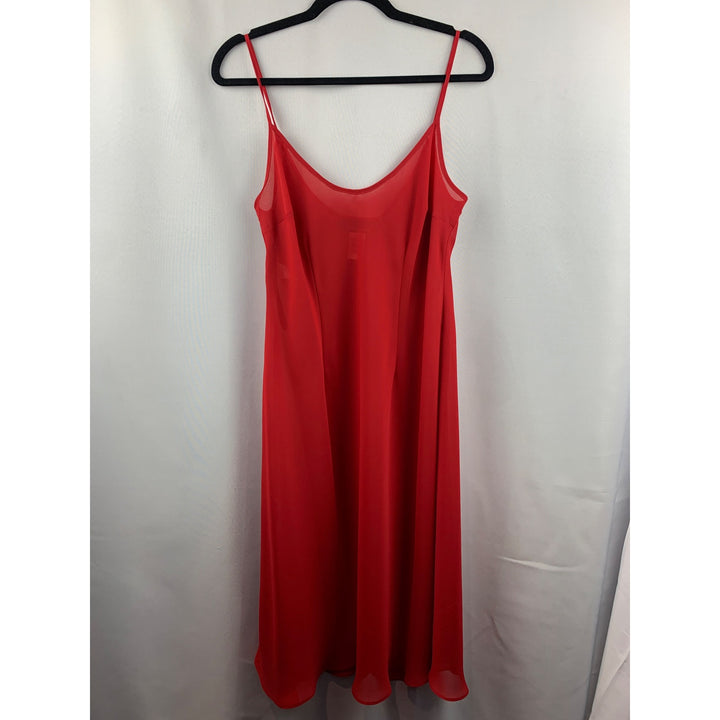 Women's Jones New York Red Silk Dress Size 10