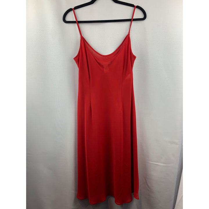 Women's Jones New York Red Silk Dress Size 10
