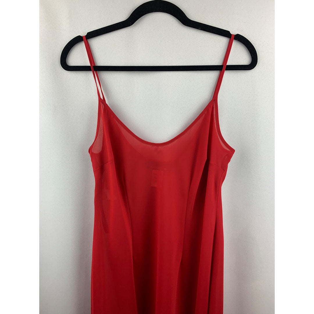 Women's Jones New York Red Silk Dress Size 10