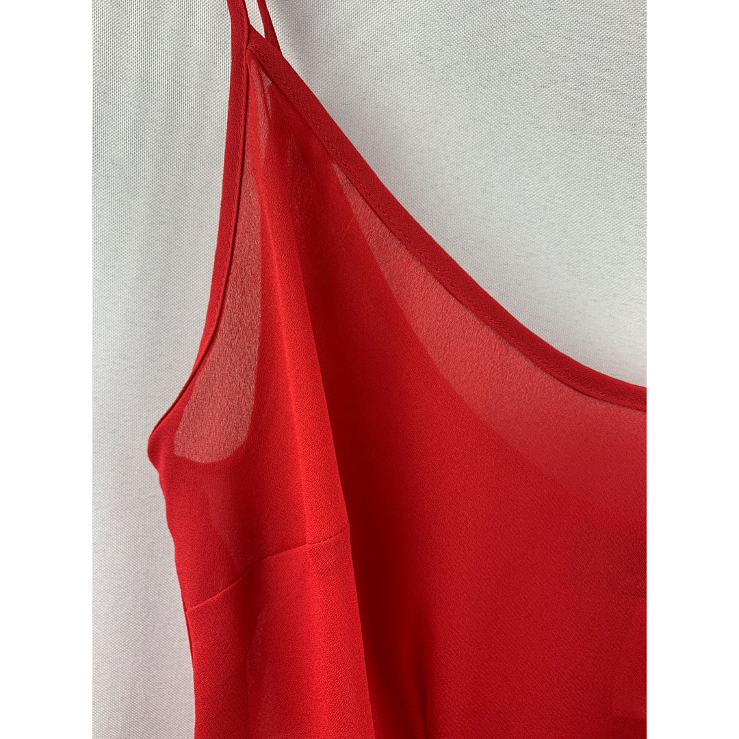 Women's Jones New York Red Silk Dress Size 10